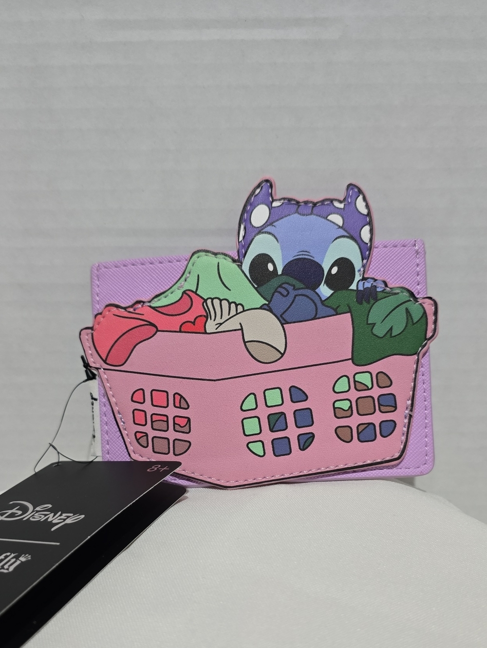 NWT Disney Lilo & Sticth Laundry Basket Card Holder